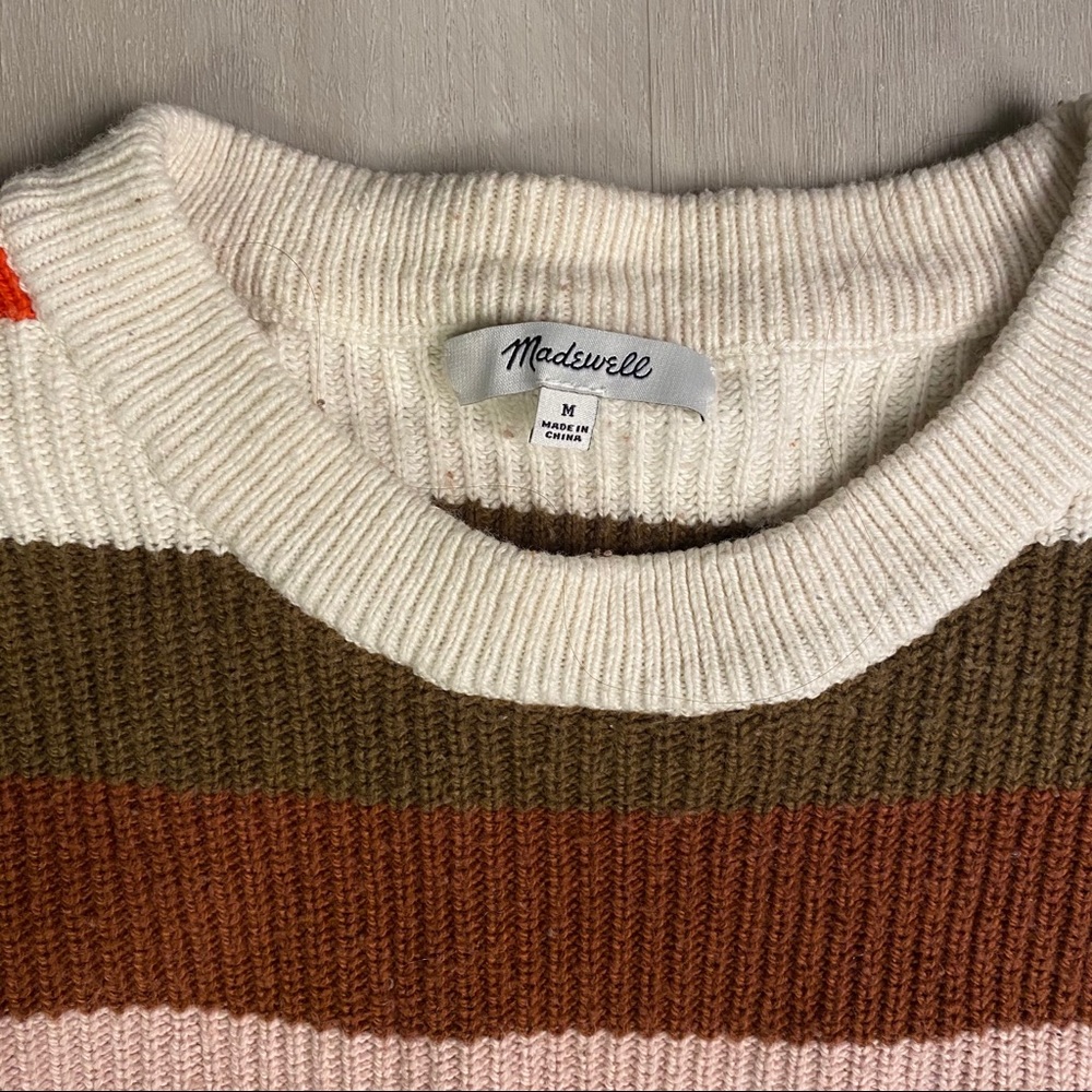 Madewell Striped Sweater with Pockets - Picture 6 of 8